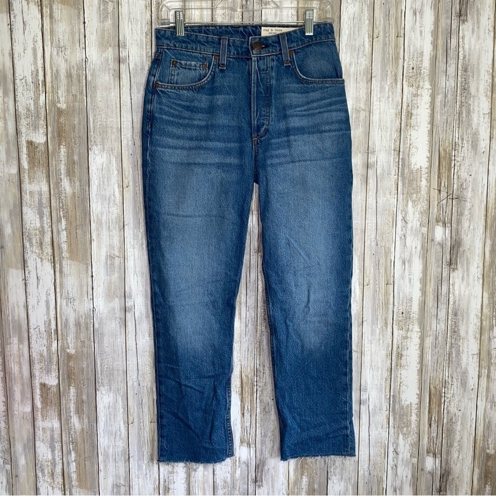 Rag & Bone Nina High Rise Cigarette Jeans Size 24 NWT Premium Denim - Picture 2 of 9